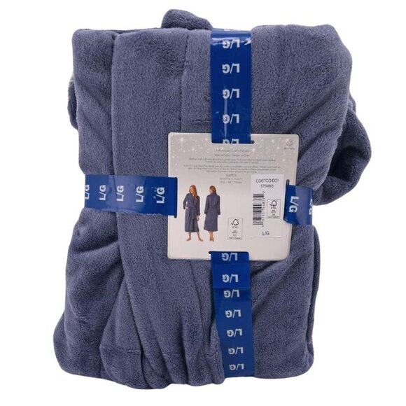 Carole Hochman Women's Deep Purple Plush Wrap Robe | Size Large - Picture 2 of 3